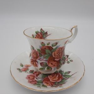 Vintage Royal Albert "Centennial Rose" Teacup and Saucer